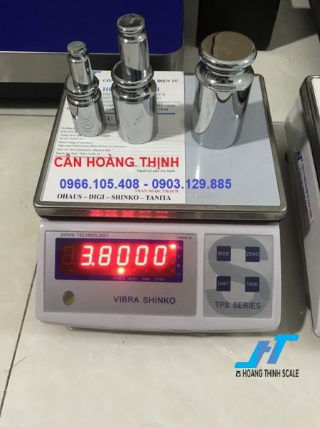 Cân điện tử vibra shinko tps 15kg Là dòng cân thông dụng, chuyên dùng cho cân trọng lượng, sử dụng nhiều với đơn vị đo khác nhau kg,g,Ib,oz