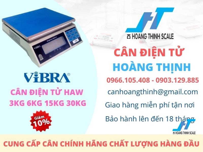 Cân điện tử Haw 3kg 6kg 15kg 30kg được Cân Hoàng Thịnh cung cấp nhằm đáp ứng nhu cầu cân trọng lượng hàng hóa các loại. Liên hệ 0966.105.408 giảm giá ngay