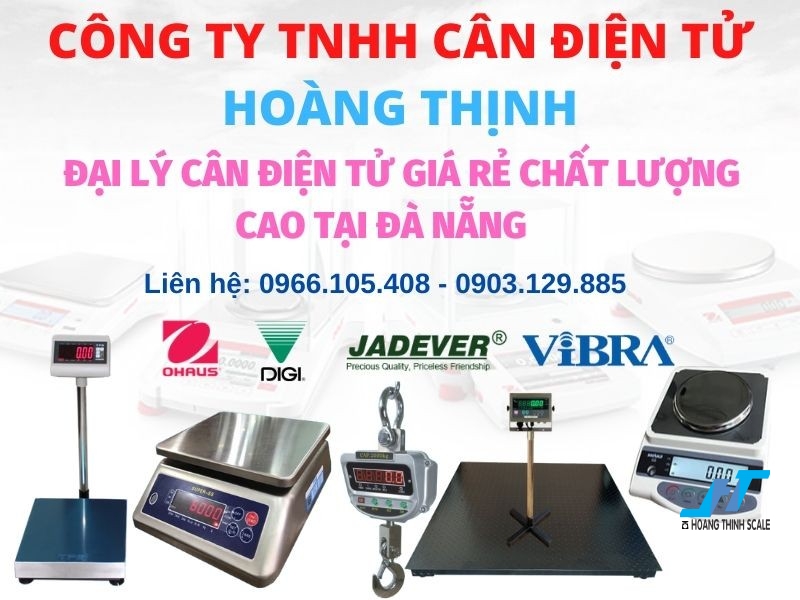 Đại lý cân điện tử 30kg 100kg 200kg 300kg 500kg 1 tấn 2 tấn 3 tấn 5 tấn giá rẻ chất lượng cao ở tại Đà Nẵng, Cân Hoàng Thịnh hãng cân tại Đà Nẵng uy tín hàng đầu Việt Nam