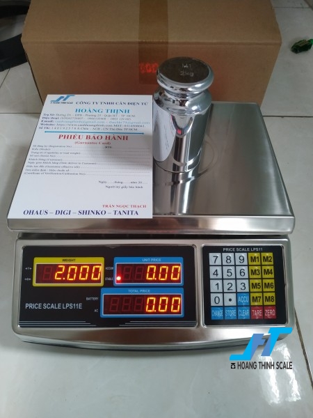 Cân điện tử tính giá inox TPS LPS11E 30kg cân chuyên dùng cho cân siêu thị bán hàng được Cân Hoàng Thịnh cung cấp chính hãng chất lượng. Liên hệ 0966.105.408