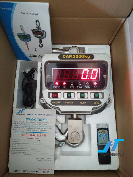 Cân treo điện tử OCS 3 tấn được Cân Hoàng Thịnh cung cấp cho ngành sắt thép công nghiệp nặng, với tiêu chuẩn an toàn chất lượng cao. Liên hệ 0966.105.408 để được giảm giá ngay 10%