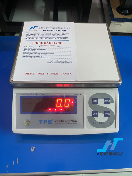 Cân đĩa điện tử 30kg VIBRA TPS được Công Ty Cân Điện Tử Hoàng Thịnh cung cấp trên toàn quốc, báo giá cân đĩa 30kg gọi 0966.105.408
