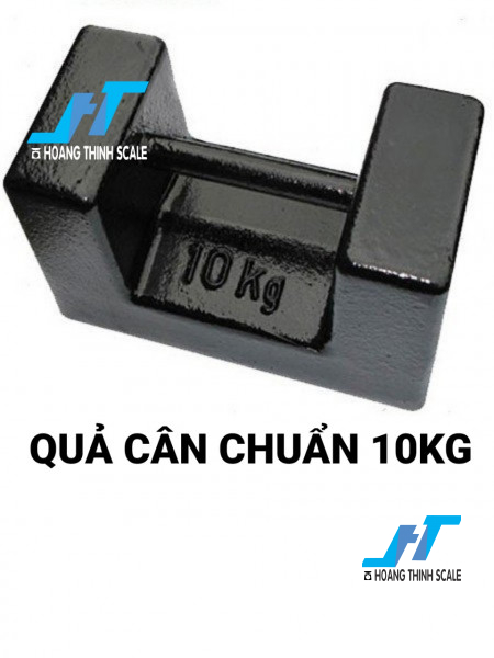 Quả cân chuẩn 10kg gang được CTY CÂN ĐIỆN TỬ HOÀNG THỊNH phân phối trên toàn quốc