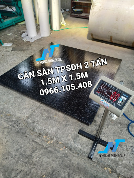 Cân sàn điện tử TPSDH 2 tấn cân công nghiệp