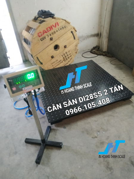 Cân sàn điện tử DI28SS 2 tấn cân công nghiệp