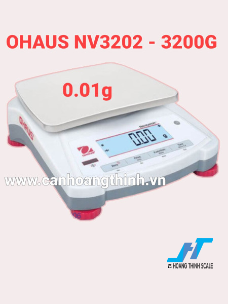 Cân kỹ thuật 2 số lẻ OHAUS NV 3200g 0.01g do CÔNG TY CÂN ĐIỆN TỬ HOÀNG THỊNH phân phối trên toàn quốc, anh chị cần báo giá cân điện tử liên hệ 0966.105.408