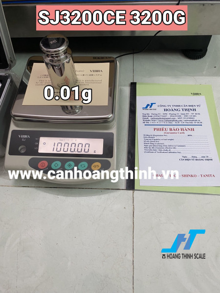 Cân kỹ thuật 2 số lẻ SJ 3200g 0.01g