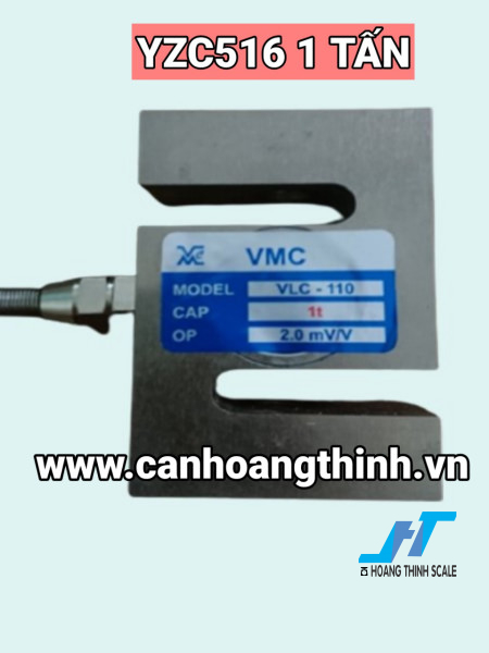 Cảm biến lực YZC516 1 tấn mẫu loadcell chữ Z được CÂN ĐIỆN TỬ HOÀNG THỊNH phân phối trên toàn quốc, anh chị cần báo giá loadcell chữ Z 1000kg gọi 0966.105.408