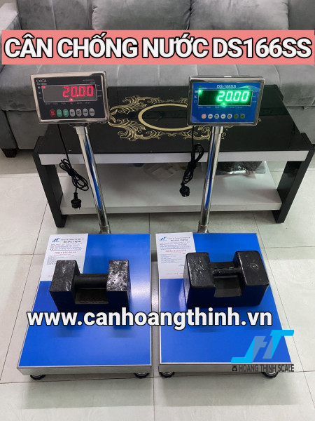 Cân chống nước DS166SS 30kg 60kg 100kg 200kg được CÂN ĐIỆN TỬ HOÀNG THỊNH cung cấp trên toàn quốc, báo giá cân điện tử gọi 0966.105.408