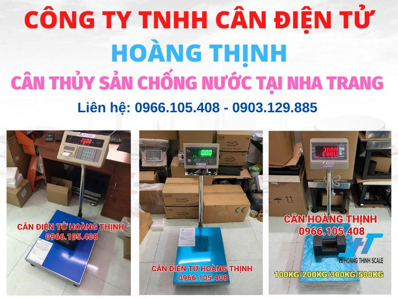 Cân Hoàng Thịnh công ty cung cấp cân thủy sản chống nước với đa dạng mẫu cân chất lượng giá rẻ tại Nha Trang, anh chị cần tư vấn báo giá cân điện tử liên hệ 0966.105.408
