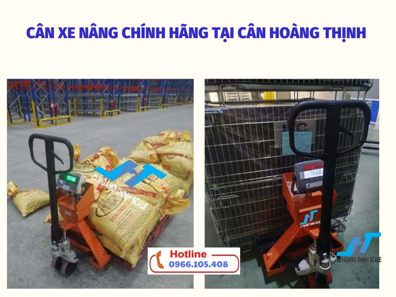 Cân điện tử xe nâng thiết bị tích hợp giữa xe nâng tay và hệ thống cân điện tử ngày càng được ưa chuộng bởi việc kiểm soát trọng lượng hàng trở nên nhanh chóng và chuẩn xác