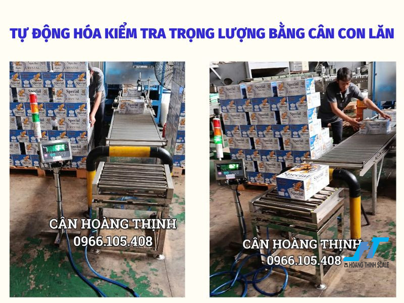 Cân điện tử con lăn kiểm tra trọng lượng (checkweigher) là giải pháp tối ưu giúp các nhà máy tăng hiệu suất làm việc và đảm bảo chất lượng đầu ra