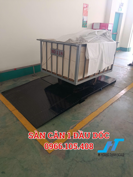 Sàn cân 1 đầu dốc